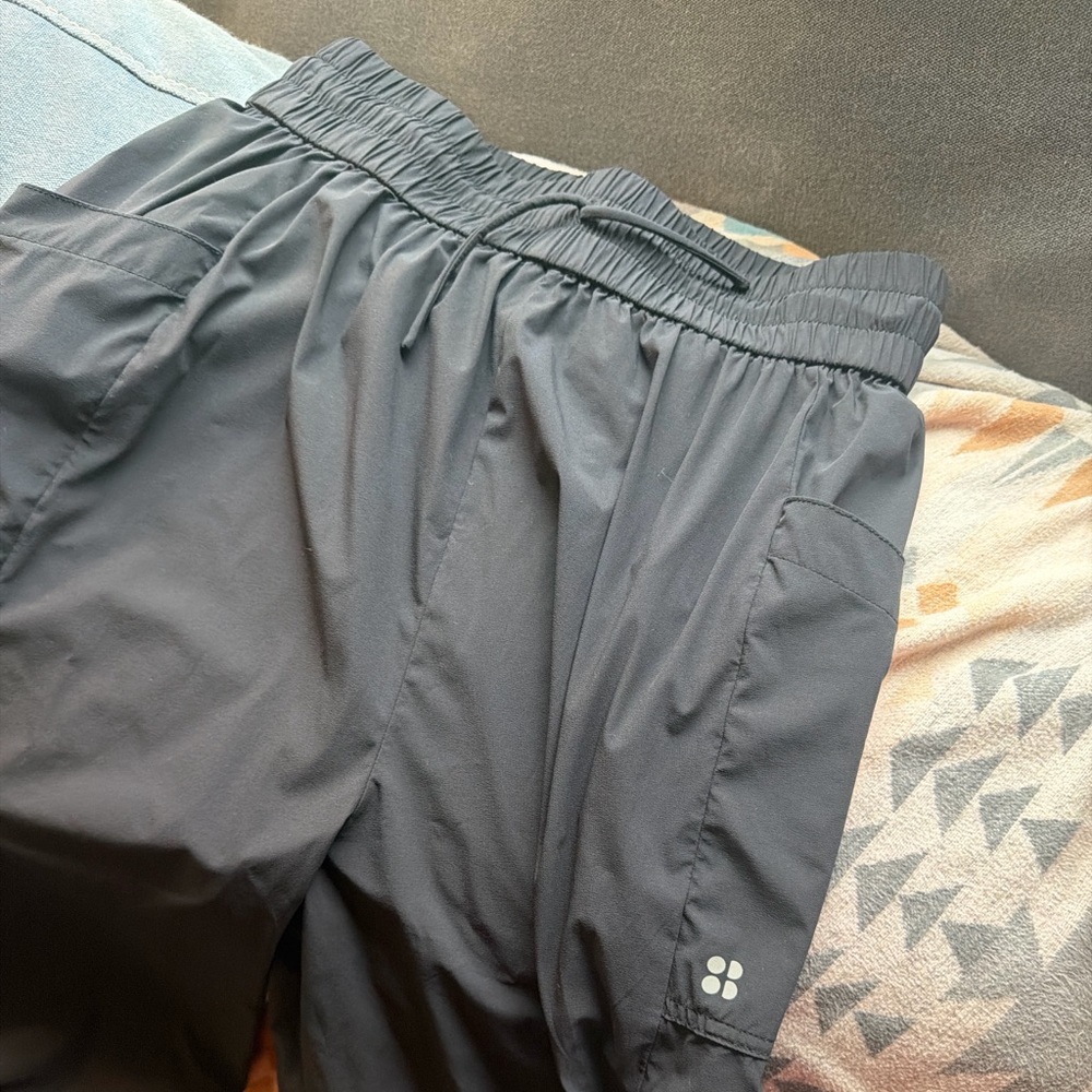Sweaty Betty Black Circuit High-Waist Workout Joggers Women's Medium - Picture 9 of 9